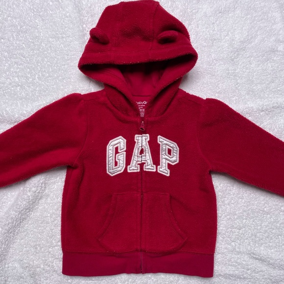 Baby Gap red Logo sweat set - Picture 2 of 4